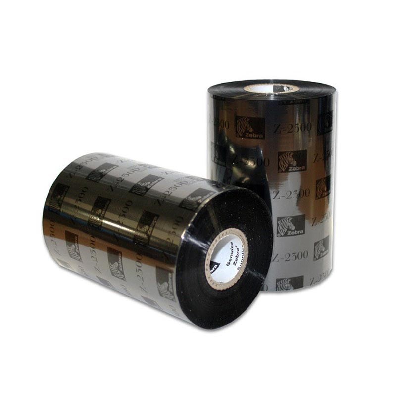 02300BK06045 Zebra 2300 European Wax 60mm x 450m Ribbon